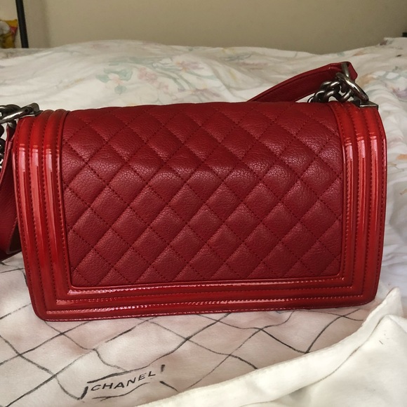 Chanel boy old medium Sold - Picture 6 of 8